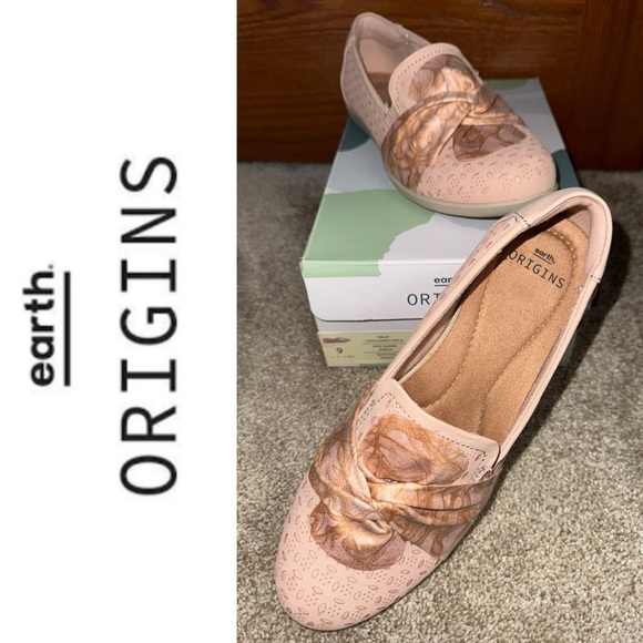 Earth Origins Shoes - EUC Earth Origins Women’s Size 9 Finley in Dusty Pink Nubuck